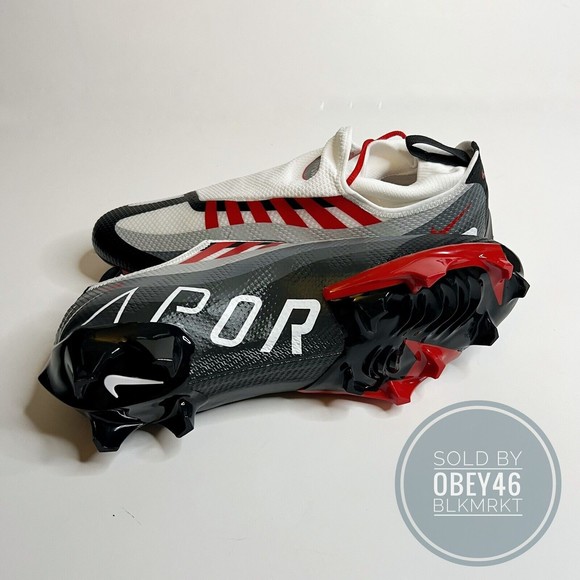 Nike Air Vapor Edge Pro 360 TB Red Black Football Cleats DV0778-002 Size 13 main image 6